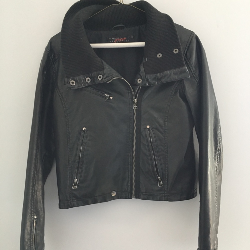 Trendy motorcycle jacket!